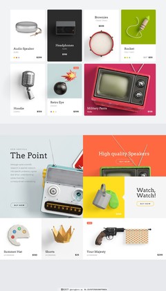 电子商务商城网站模板产品列表的设计与实现